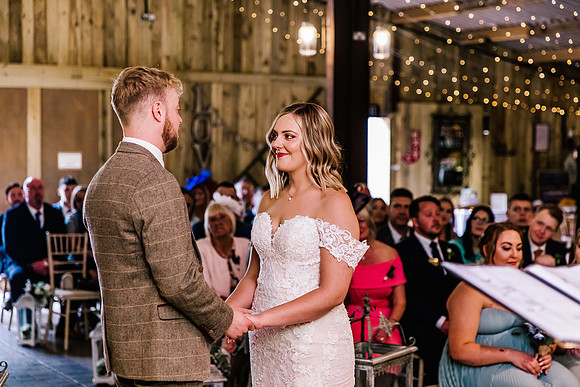Alcumlow Wedding Barn Photography - Aimee & Mike-299