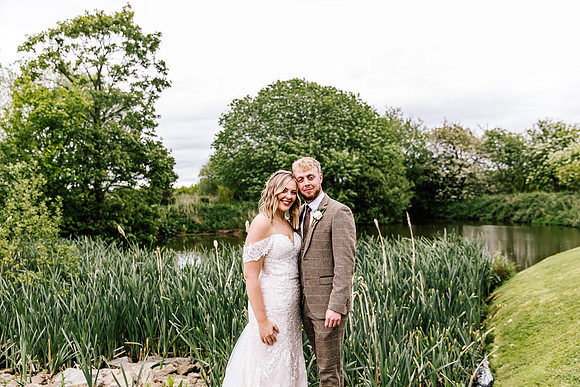 Alcumlow Wedding Barn Photography - Aimee & Mike-670