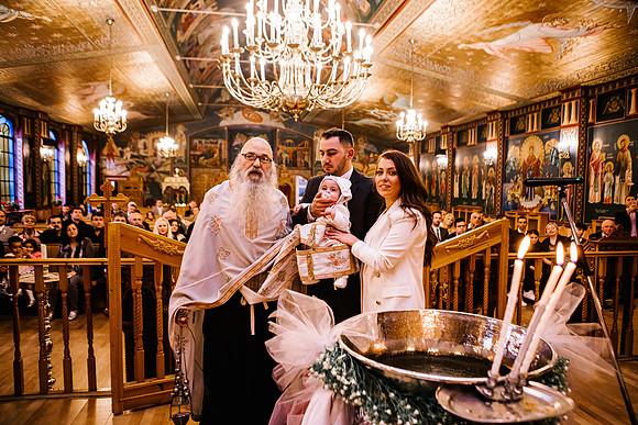 Greek Orthodox Cheristening - Staffordshire Event Photography-320