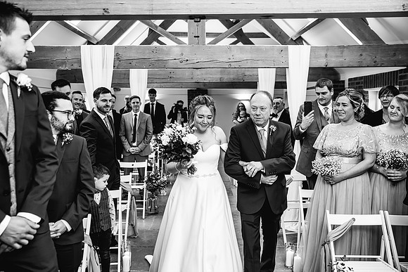 Hanbury Barn Wedding Photography - Hannah & Adam-296