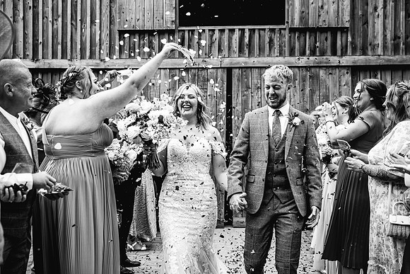 Alcumlow Wedding Barn Photography - Aimee & Mike-409