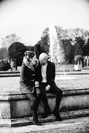 Trentham Gardens - Engagement Shoot - Staffordshire Wedding Photographer-6