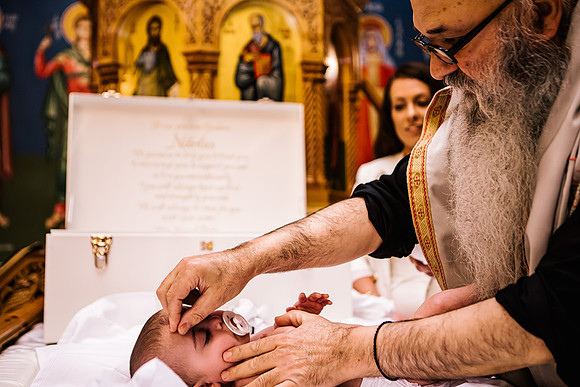Greek Orthodox Cheristening - Staffordshire Event Photography-207