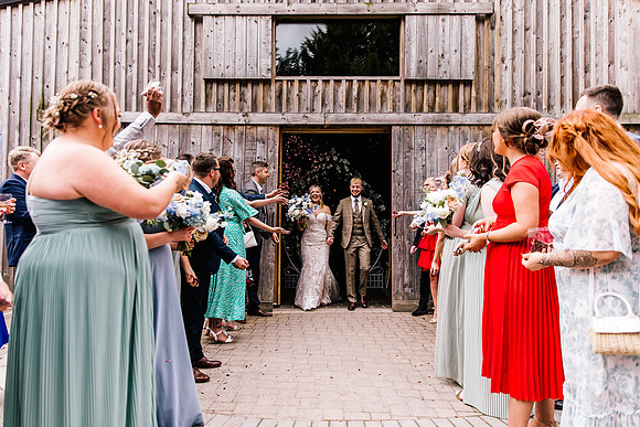 Alcumlow Wedding Barn Photography - Aimee & Mike-399