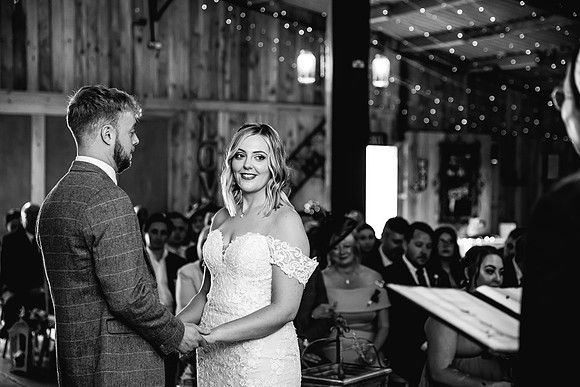 Alcumlow Wedding Barn Photography - Aimee & Mike-310