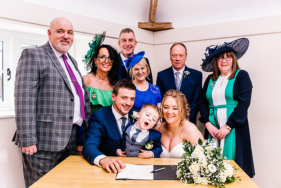 Hanbury Barn Wedding Photography - Hannah & Adam-354