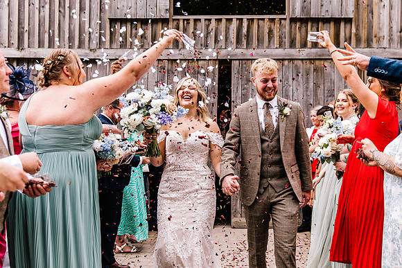 Alcumlow Wedding Barn Photography - Aimee & Mike-408