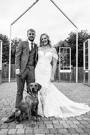 Alcumlow Wedding Barn Photography - Aimee & Mike-653