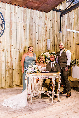 Alcumlow Wedding Barn Photography - Aimee & Mike-344