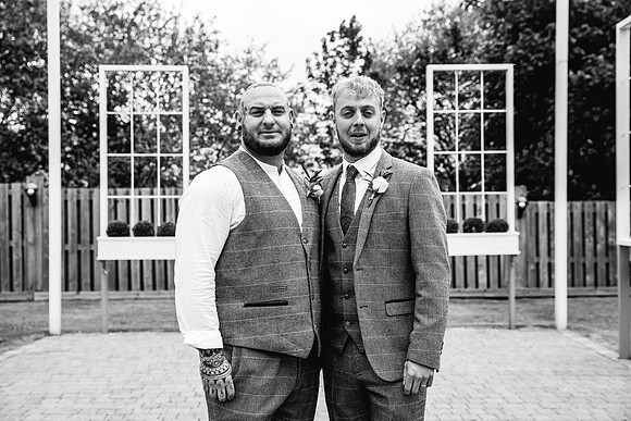 Alcumlow Wedding Barn Photography - Aimee & Mike-622