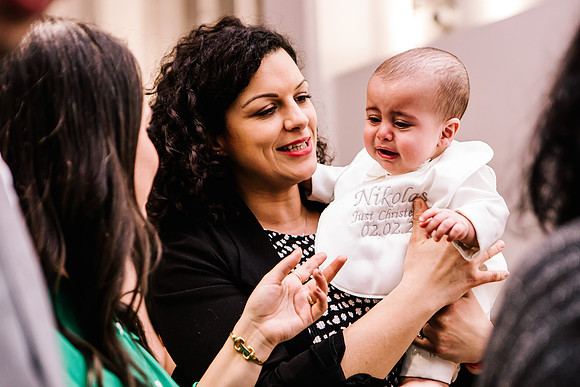 Greek Orthodox Cheristening - Staffordshire Event Photography-566