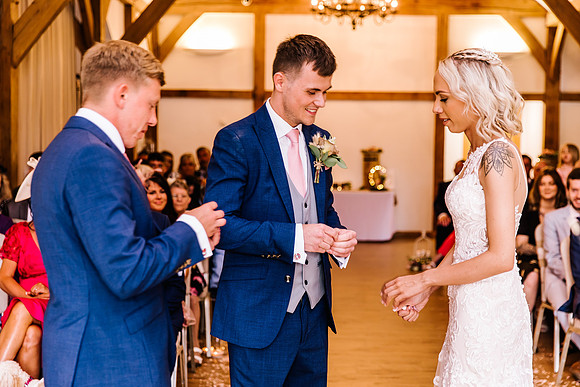 Sandhole Oak Barn Wedding Photography - Caitlin & Shane-350