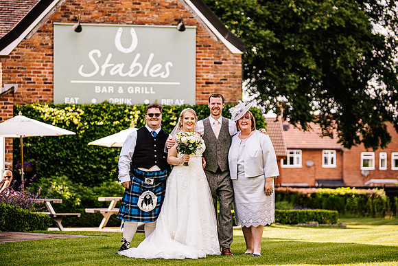 Manor House Hotel - Alsager Wedding - Louise & Jack-457
