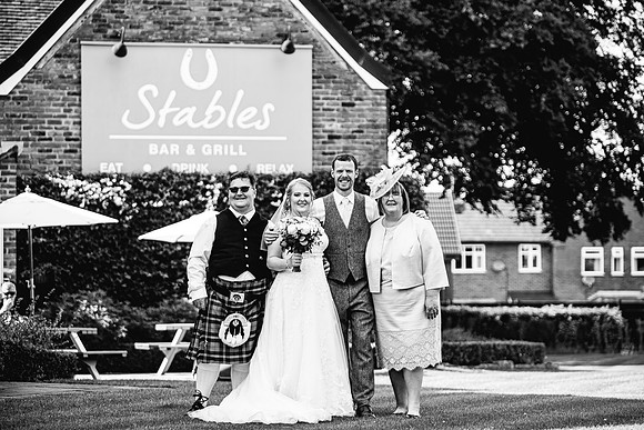 Manor House Hotel - Alsager Wedding - Louise & Jack-458