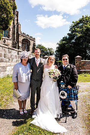 Manor House Hotel - Alsager Wedding - Louise & Jack-343