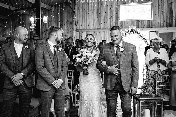 Alcumlow Wedding Barn Photography - Aimee & Mike-285