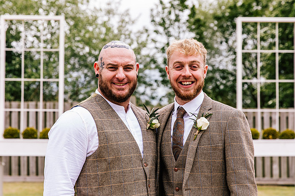 Alcumlow Wedding Barn Photography - Aimee & Mike-624
