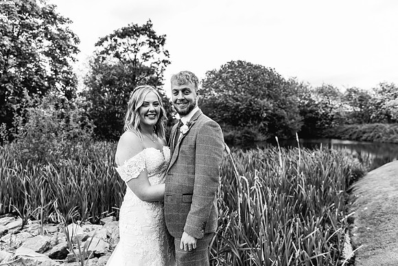 Alcumlow Wedding Barn Photography - Aimee & Mike-691