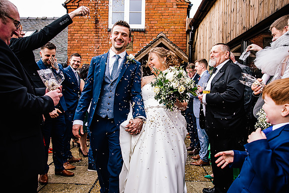 Hanbury Barn Wedding Photography - Hannah & Adam-388