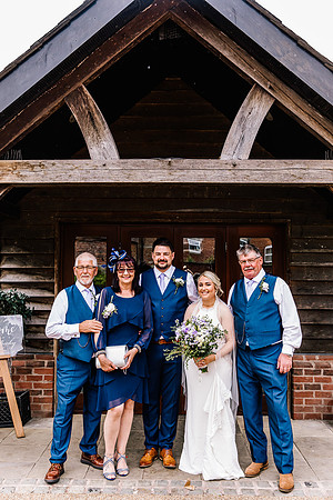 Sandhole Oak Barn Wedding Photography - Becky & Sam-324
