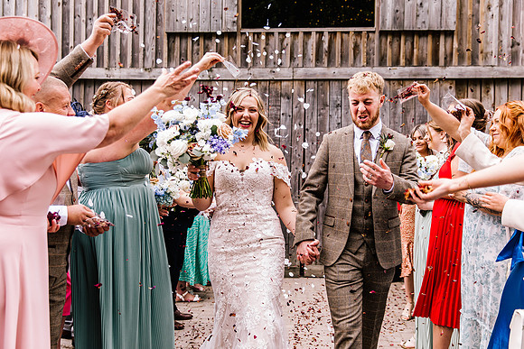 Alcumlow Wedding Barn Photography - Aimee & Mike-410