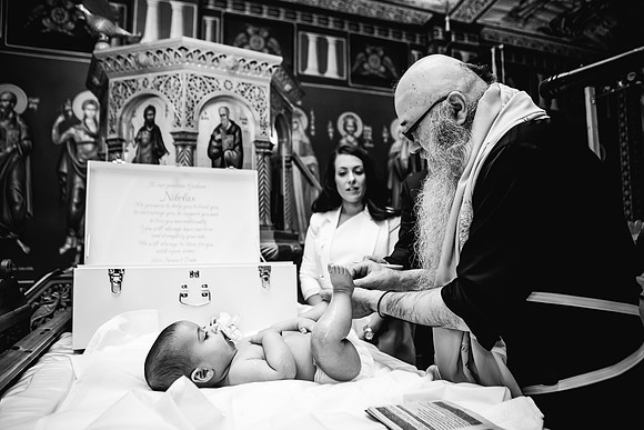 Greek Orthodox Cheristening - Staffordshire Event Photography-219