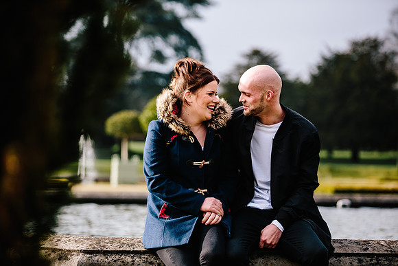 Trentham Gardens - Engagement Shoot - Staffordshire Wedding Photographer-2