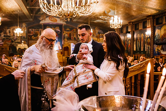 Greek Orthodox Cheristening - Staffordshire Event Photography-319