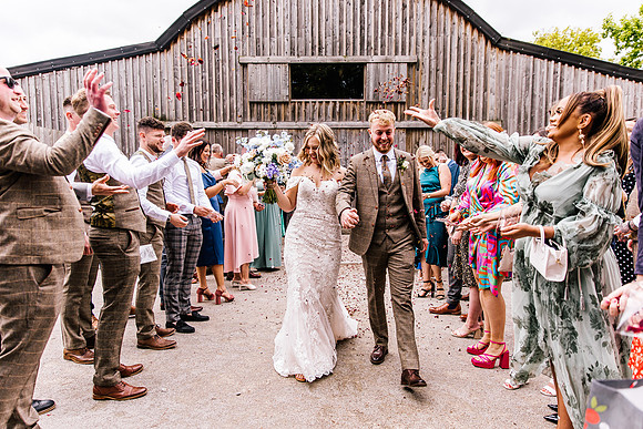 Alcumlow Wedding Barn Photography - Aimee & Mike-416