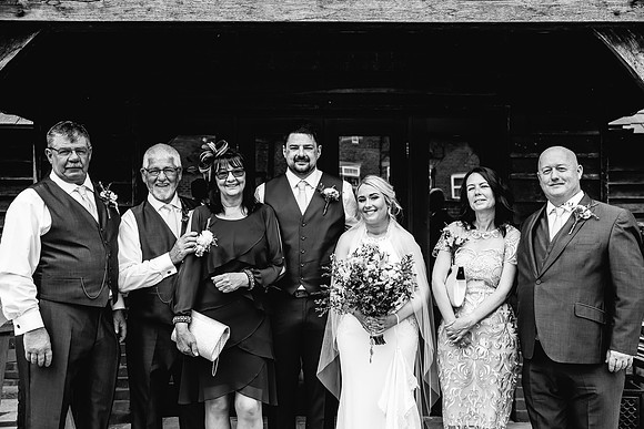 Sandhole Oak Barn Wedding Photography - Becky & Sam-322