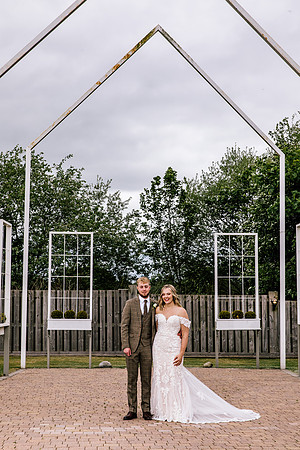 Alcumlow Wedding Barn Photography - Aimee & Mike-643
