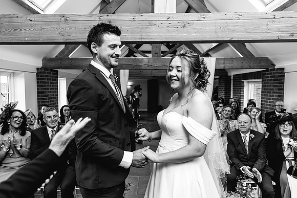 Hanbury Barn Wedding Photography - Hannah & Adam-338