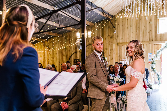 Alcumlow Wedding Barn Photography - Aimee & Mike-307