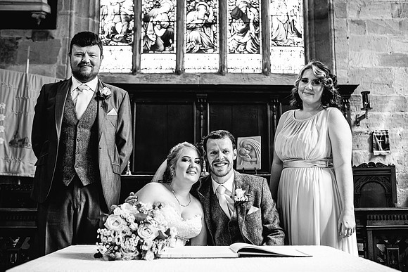 Manor House Hotel - Alsager Wedding - Louise & Jack-310