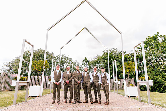 Alcumlow Wedding Barn Photography - Aimee & Mike-517