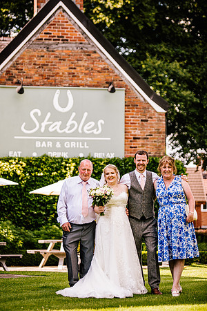 Manor House Hotel - Alsager Wedding - Louise & Jack-464