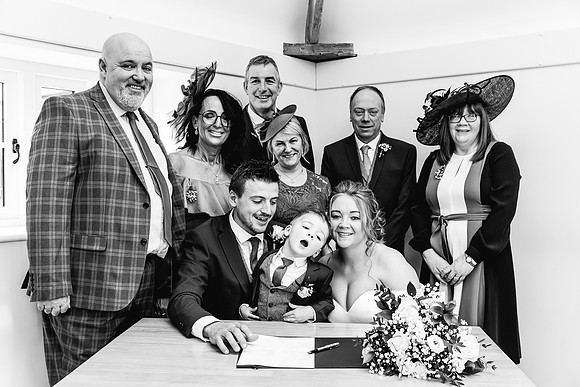Hanbury Barn Wedding Photography - Hannah & Adam-353