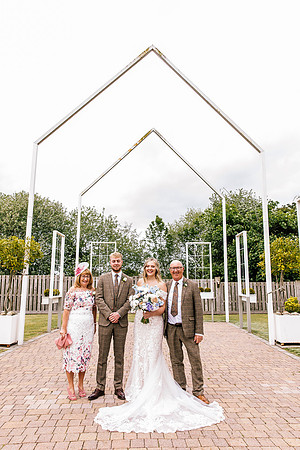 Alcumlow Wedding Barn Photography - Aimee & Mike-461