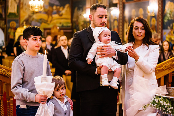 Greek Orthodox Cheristening - Staffordshire Event Photography-298