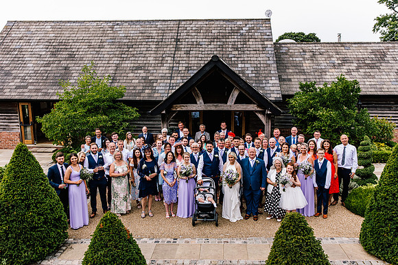 Sandhole Oak Barn Wedding Photography - Becky & Sam-308