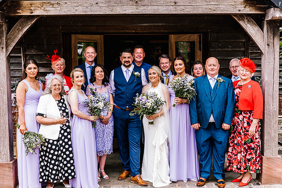 Sandhole Oak Barn Wedding Photography - Becky & Sam-316