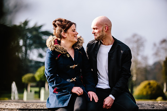 Trentham Gardens - Engagement Shoot - Staffordshire Wedding Photographer-9