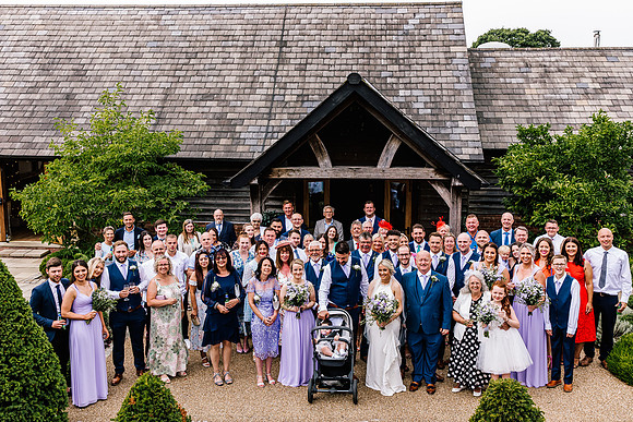 Sandhole Oak Barn Wedding Photography - Becky & Sam-307