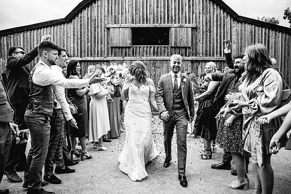 Alcumlow Wedding Barn Photography - Aimee & Mike-413