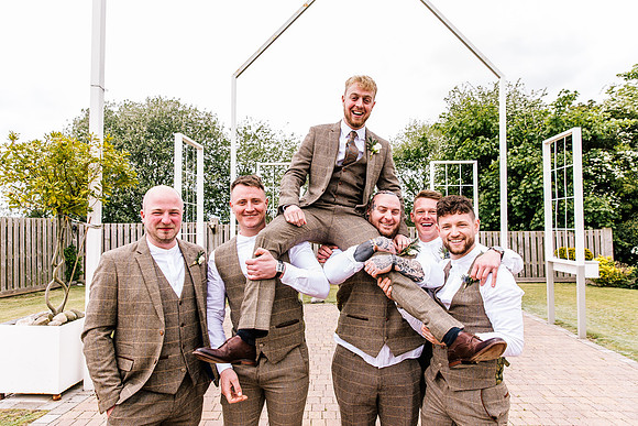 Alcumlow Wedding Barn Photography - Aimee & Mike-526