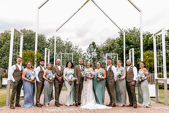 Alcumlow Wedding Barn Photography - Aimee & Mike-546