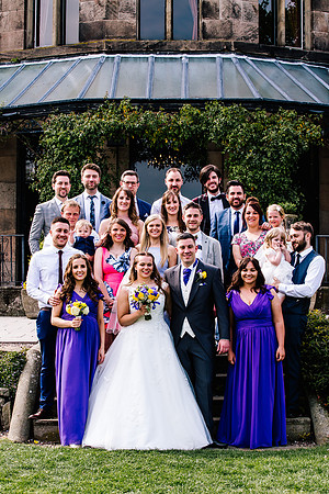 Rookery Hall Wedding Photography - Samantha & Simon-619