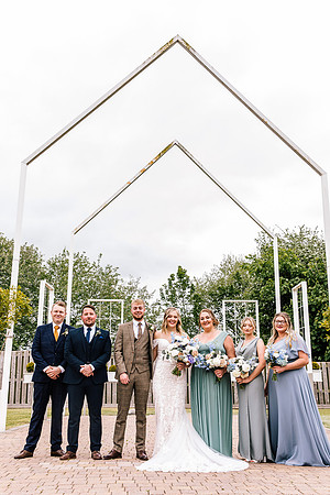 Alcumlow Wedding Barn Photography - Aimee & Mike-483