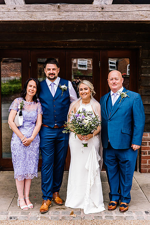 Sandhole Oak Barn Wedding Photography - Becky & Sam-332