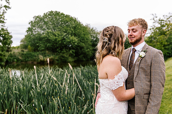 Alcumlow Wedding Barn Photography - Aimee & Mike-688